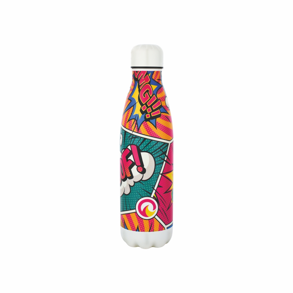 Buy Obouteille Comic White Vacuum Stainless Steel Water Bottle 500 ml  Online at Best Price - Unitedkart