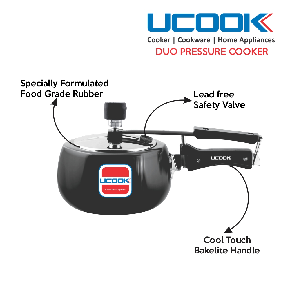 Buy Hard Anodized Pressure Cooker Combo Set Online Unitedkart