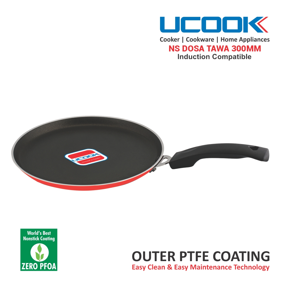 Non-stick Dosa Tawa, Induction Base 300mm