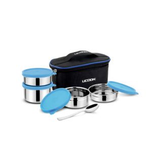 UCOOK Flat Pack 2+2 Stainless Steel Lunch Box