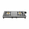 Junto A Series XL 2-Burner Glass Cooktop, Black & Silver