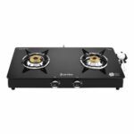 Junto A series XL Two Burner Glass cooktop, Black