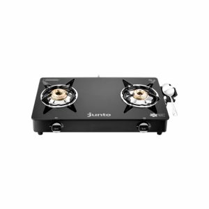 Junto C Series 2-Burner Black Glass Cooktop