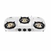 Junto 3-Burner Steel Cooktop, Silver
