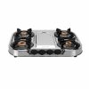 Junto 4-Burner Steel Cooktop, Silver