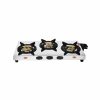 Junto 3-Burner Steel Cooktop, Silver
