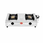Junto CS Series 2-Burner Steel Cooktop, Silver