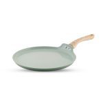 UCOOK Forged Ceramic Raised Lip Mint Green Dosa Tava, 260mm