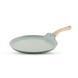 UCOOK Forged Ceramic Raised Lip Mint Green Dosa Tava, 300mm