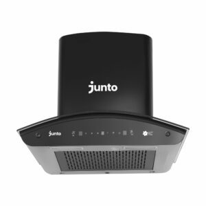 Junto BLDC Series Kitchen Chimney Black, Powerful Suction