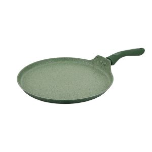 UCOOK Forged Nonstick Raised Lip Dosa Tava, Spatter Green, 300mm