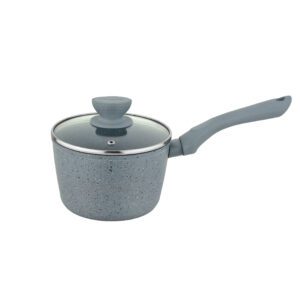 UCOOK Forged Nonstick Saucepan 1.75L with Glass Lid | 160mm