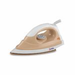 Junto 1000 W Dry Iron with Aerodynamic Design and Overheat Safety Protection, Gold