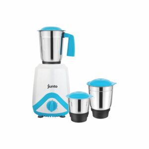 Junto Mixer Grinder 500W with 3 Stainless Steel Jars For Blending and Grinding Chutney
