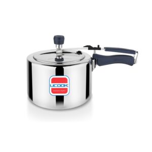 UCOOK CIBO X1 Plus 3L Aluminium Pressure Cooker , SS Lid, Silicone Handle