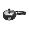 UCOOK Royale Duo 3.5L Hard Anodised Pressure Cooker | SS Lid, Induction, Black
