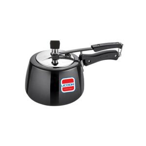 UCOOK Royale Duo 4L Hard Anodised Pressure Cooker | SS Lid, Induction, Black