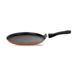 UCOOK Forged Nonstick Raised Lip Dosa Tava, Gold Spatter, 260mm
