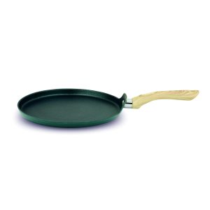 UCOOK Forged Nonstick Raised Lip Dosa Tava, Teal Blue & Gold Spatter, 280mm