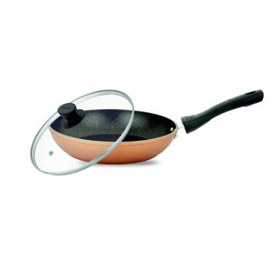 UCOOK Forged Nonstick Frypan with Glass Lid, 280mm/3L