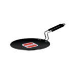 UCOOK Hard Anodised Concave Tawa 220mm, 4.06mm, Black
