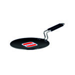 UCOOK Hard Anodised Concave Tawa 220mm, 4.06mm, Black