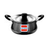 UCOOK Hard Anodised Handi with Steel Lid, 220mm/3.5L