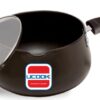 UCOOK Hard Anodised Tea Pan 2L with Glass Lid | Induction, Black