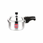 UCOOK 2L Stainless Steel Pressure Cooker , Outer Lid, Induction, Silver