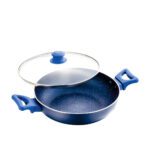 UCOOK Speckle Nonstick Kadai 2.5L with Glass Lid | 240mm