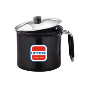 UCOOK Hard Anodised Milk Pot with Lid, 2.25 Litre