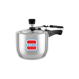UCOOK Neo Bond 2L Stainless Steel Pressure Cooker , Impact Bonded, Induction, Silver
