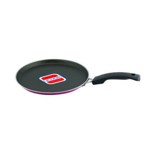UCOOK Forged Nonstick Raised Lip Dosa Tava, Gold Spatter, 280mm