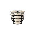 UCOOK Non-Stick Aluminium Idli Stand for 5L Cooker (12 Idlis, 4 Plates, Black)