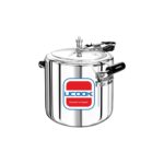UCOOK Aluminium Pressure Cooker 22L Inner Lid , Non-Induction, Silver