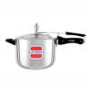 UCOOK Aluminium Pressure Cooker 6.5L Inner Lid , Non-Induction, Silver