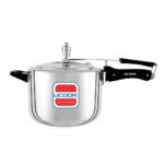 UCOOK Aluminium Pressure Cooker 6.5L Inner Lid , Non-Induction, Silver