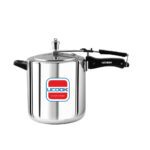 UCOOK Aluminium Pressure Cooker 8L Tall Body Inner Lid ,Non-Induction, Silver