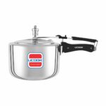 UCOOK Premier Plus 2L Aluminium Pressure Cooker , Inner Lid, Induction, Silver