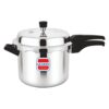 UCOOK Pentola DLX 10L Tall Body Aluminium Pressure Cooker , Outer Lid, Silver