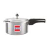 UCOOK Pentola DLX 3L Aluminium Pressure Cooker , Outer Lid, Silver