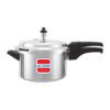 UCOOK Pentola DLX 5L Aluminium Pressure Cooker , Outer Lid, Silver