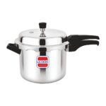 UCOOK Pentola DLX 7.5L Tall Body Aluminium Pressure Cooker , Outer Lid, Silver