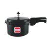 UCOOK Pentola DLX Plus 3L Hard Anodised Pressure Cooker , Outer Lid, Induction, Black