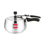 UCOOK Silvo Steel 3L Stainless Steel Pressure Cooker , Induction, Inner Lid, Silver