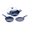 UCOOK Speckle Finish Nonstick Induction Aluminium Cookware Set