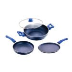 UCOOK Speckle Finish Nonstick Induction Aluminium Cookware Set