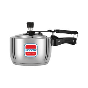 UCOOK Steeltuff 1.5L Stainless Steel Pressure Cooker , Induction Base