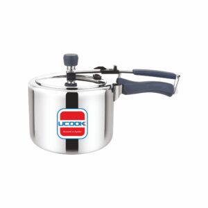 UCOOK T-3 Triply 3L Pressure Cooker , Stainless Steel, Induction