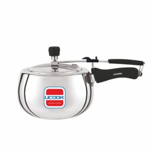 UCOOK SX1 Plus 3L Aluminium Pressure Cooker , Induction Base, Inner Lid